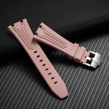 Tang Buckle Rubber Strap for 26331ST/15400 which come originally on Alligator strap