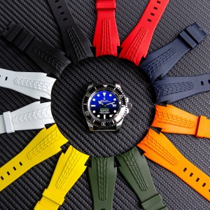 Tang Buckle Rubber Strap for Sea-Dweller DEEPSEA 116660